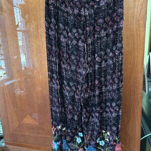 Johnny Was Ulla Velvet Leopard pants